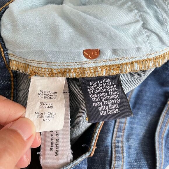 Madewell Jeans Women 26 Blue High Riser Skinny Medium Wash Distressed Stretch - Picture 6 of 11